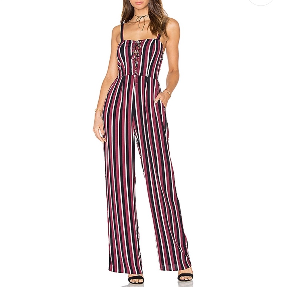 Flynn Skye Striped Jumpsuit